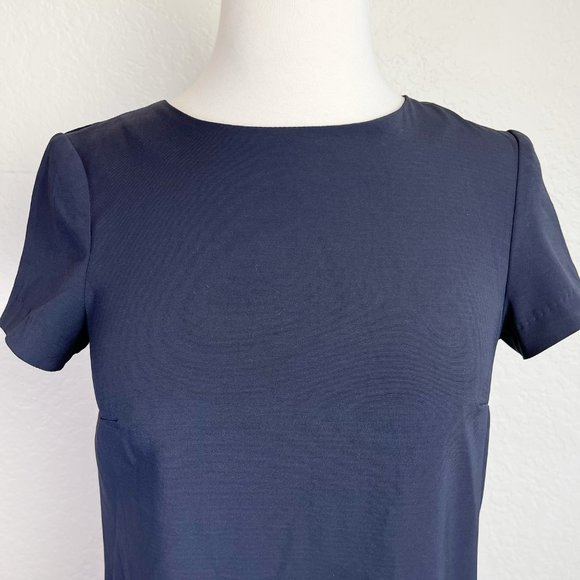 H&M ~ Blue Dress with Keyhole Closure ~ Size 2 - Picture 2 of 6